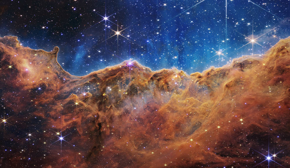 美國太空總署 NASA 曝光了韋伯望遠鏡拍攝的照片。 圖：擷取自NASA網頁