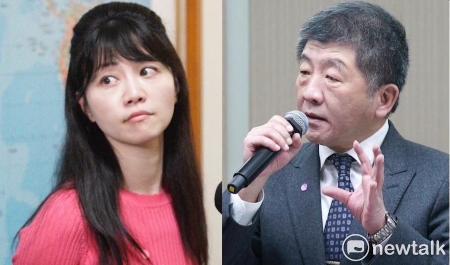 立委高嘉瑜、民進黨台北市長參選人陳時中。 圖：張良一／攝（合成圖）