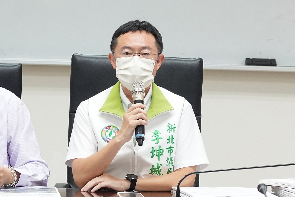 林佳龍競選辦公室發言人、新北市議員李坤城。 圖：林佳龍競選辦公室／提供（資料照）