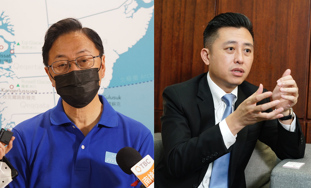 國民黨桃園市長參選人張善政（左）、民進黨桃園市長參選人林智堅。（合成圖，資料照） 圖：林昀真、張良一 / 攝