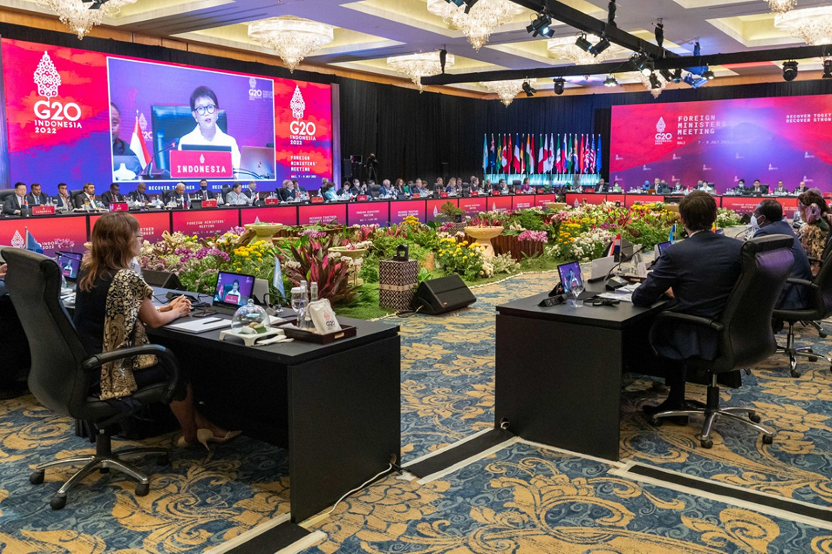 加拿大痛批，讓俄國參加G20會議的決定堪稱「荒謬」。 圖/取自 Secretary Antony Blinken @SecBlinken推特