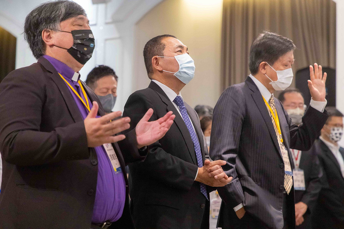 新北市今年首度舉辦新北城巿祈禱早餐會。 圖：新北市新聞局提供
