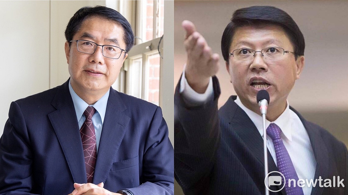 台南市長選戰民調出爐，黃偉哲（左）大幅領先謝龍介（右）。 圖：黃偉哲臉書／謝龍介臉書（新頭殼合成）