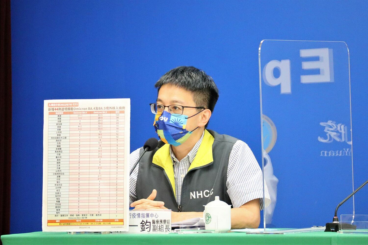 醫療應變組副組長羅一鈞 圖：中央流行疫情指揮中心/提供