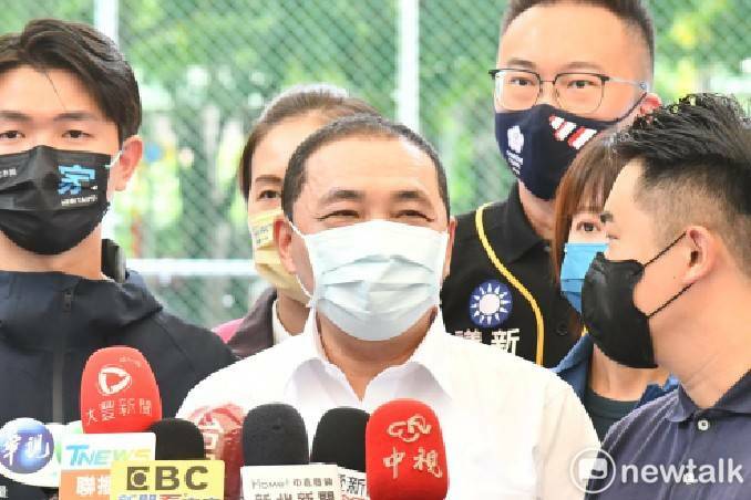 侯友宜表示，現階段就是把市政做好。 圖：林昀真/攝