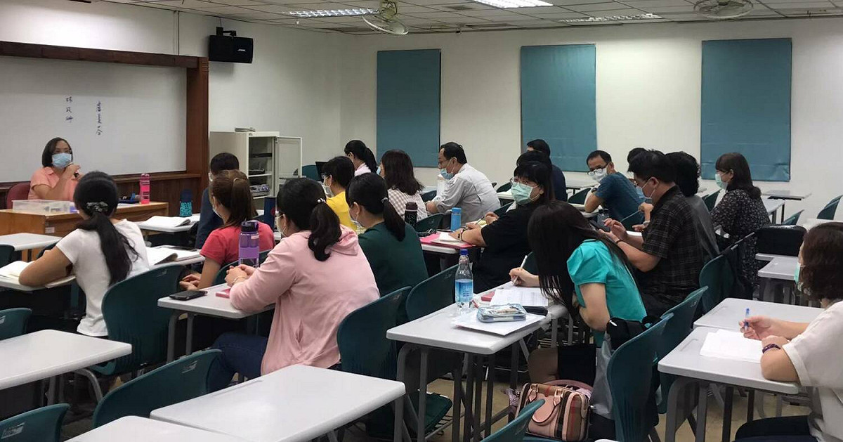 勞工大學日文課上課情形。 圖：新北市勞工局提供