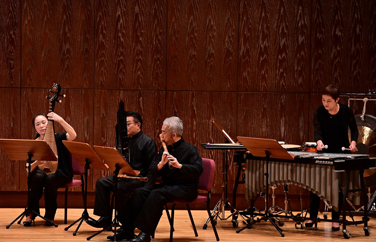 2022新北市鼓藝節中和場表演團隊「C-CAMERATA+玎酉擊樂」。 圖：C-AMERATA+玎酉擊樂提供