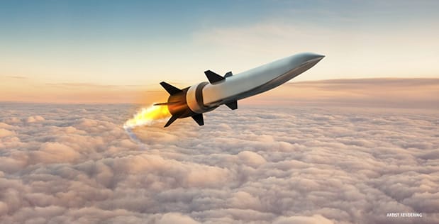 美國海軍26日發射火箭對12種高超音速武器部件進行測試，美國五角大廈表示，測試結果全面取得成功。(示意圖，圖為高超音速吸氣式武器)（Hypersonic Air-breathing Weapon Concept, HAWC）。 圖：翻攝自美國國防高等研究計劃署（DARPA）網站