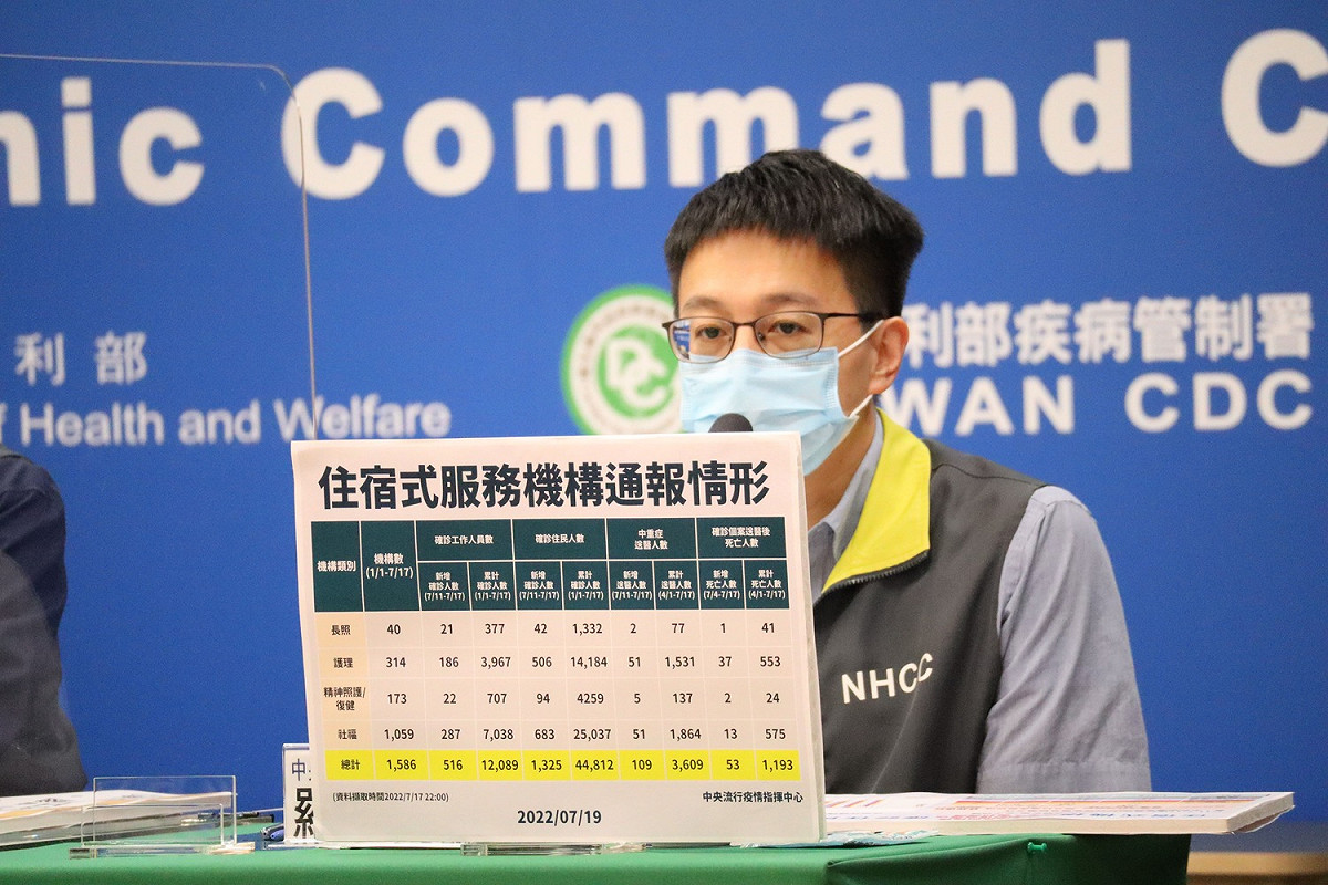 指揮中心醫療應變組副組長羅一鈞今(19)日表示，至今仍未驗出境外或本土有BA.2.75的病例。 圖：中央流行疫情指揮中心／提供