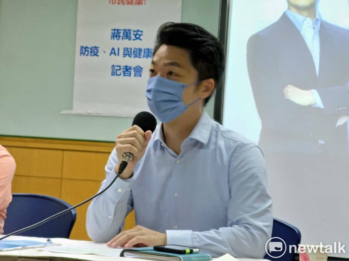 國民黨台北市長參選人蔣萬安。 圖：黃建豪/攝（資料照）