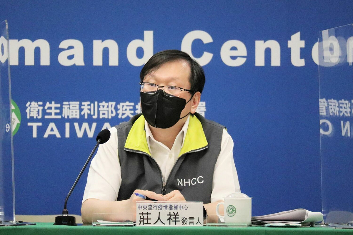 指揮中心發言人莊人祥 圖：中央流行疫情指揮中心/提供