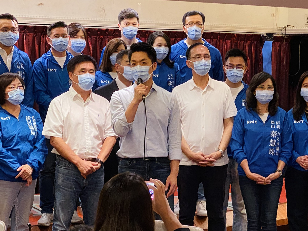 國民黨台北市長參選人蔣萬安。 圖：周煊惠 / 攝