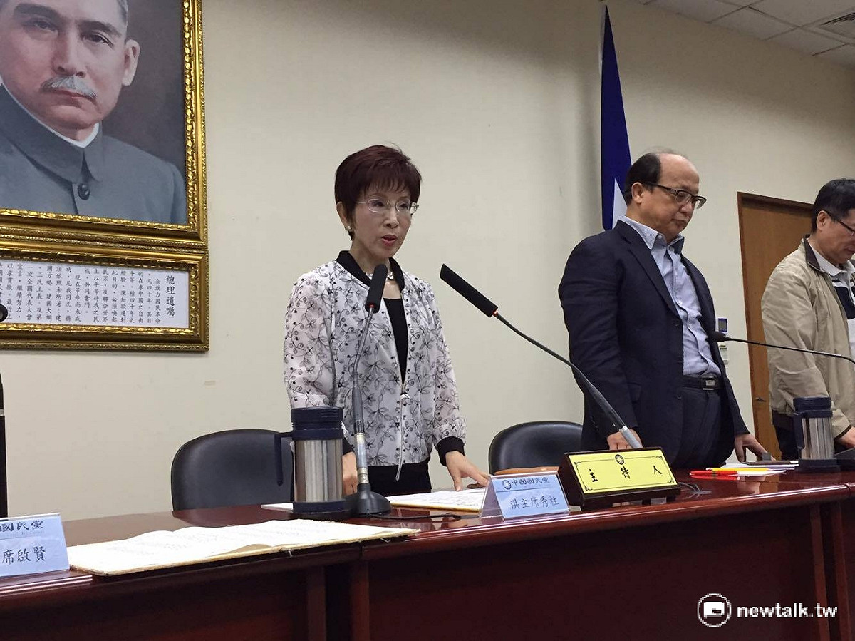 國民黨主席洪秀柱19日強調，針對兩岸和平論壇的談話，「如何做最適當的表達，且能盡量滿足心願，讓目的能夠達成，這才是最重要的」。 圖：鄭佑漢/攝
