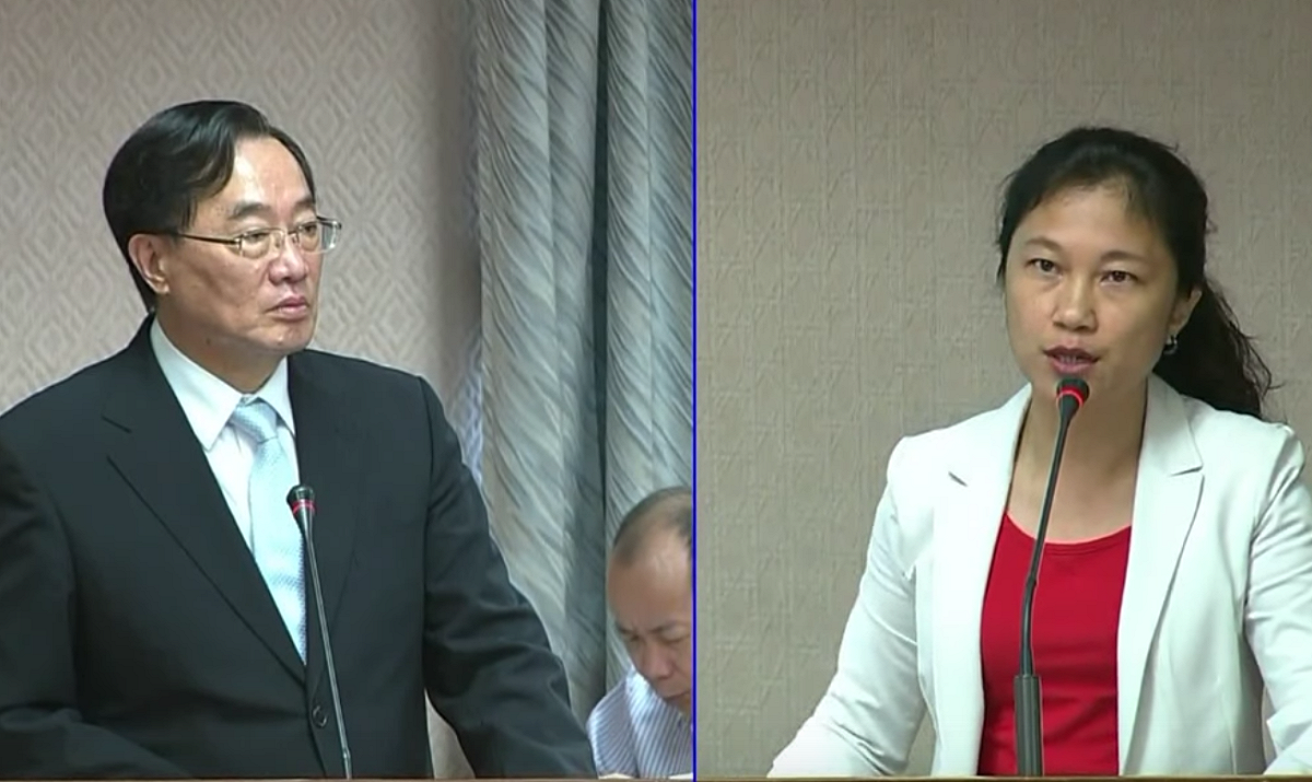 新政府為何續編光復節慶祝預算？兼任台灣省政府主席的政委許璋瑤24日表示，這是71年來的慣例。 圖：翻攝自立法院ivod