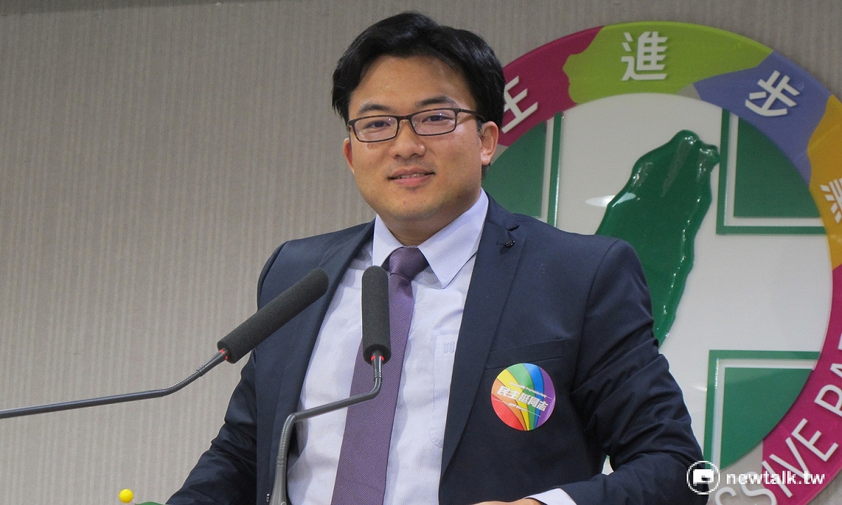 民進黨發言人楊家俍26日轉述總統蔡英文關於澎湖博弈公投的談話。 圖：新頭殼資料照片