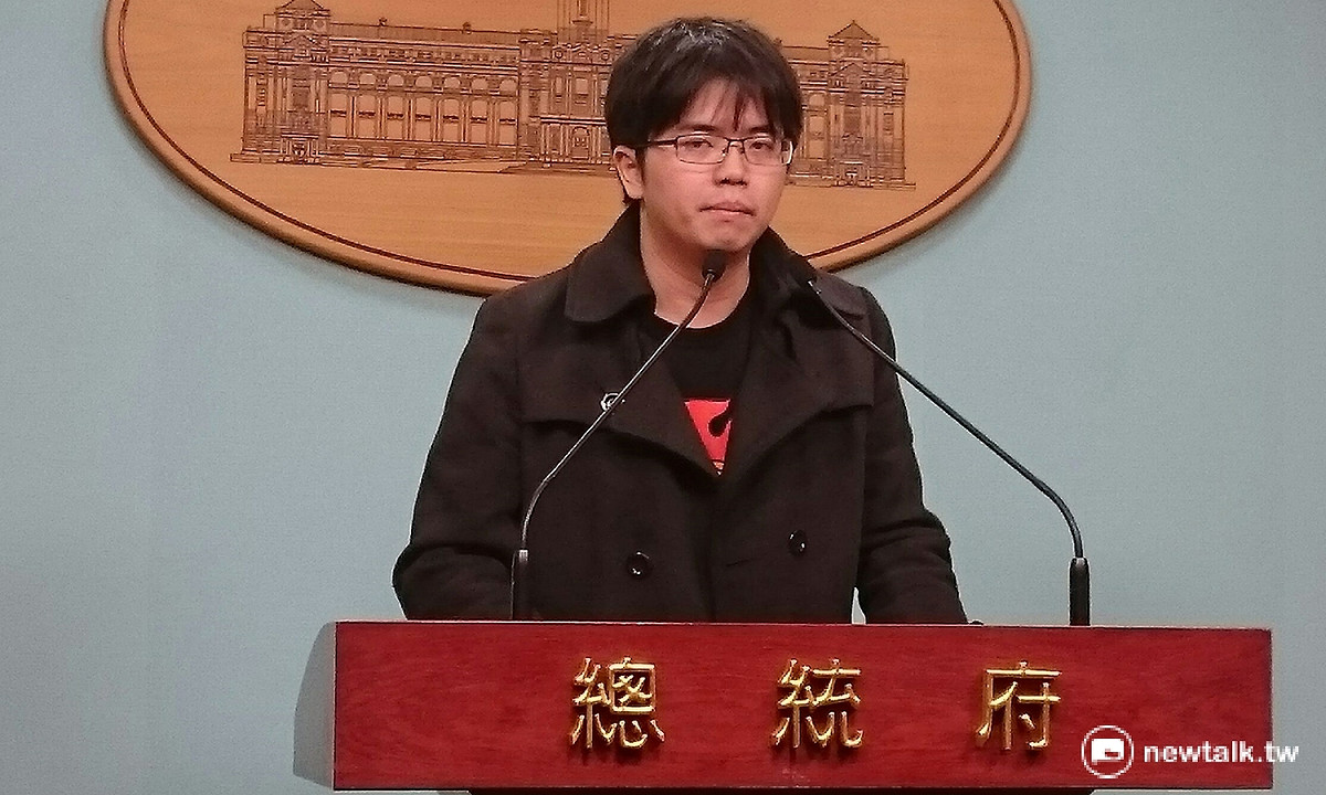 總統府司改國是會議網站1日正式上線，沃草團隊執行長林祖儀表示，網站設計的理念就是簡單、好懂。 圖：林朝億/攝