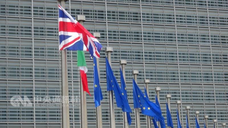 英國柯林斯字典公布年度10大代表字，英國脫歐（Brexit）登上冠軍。 圖：中央社