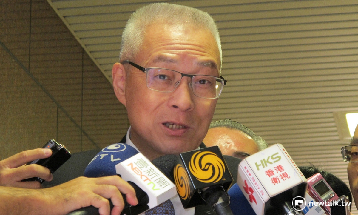 前副總統吳敦義7日強調，他沒有一個個餐會、聚會的跑行程。 圖：林朝億/攝