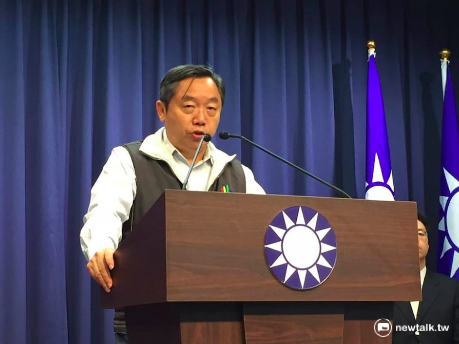 針對黨產會宣布中投被列為不當黨產後，國民黨中央黨部將充公，國民黨行管會主委邱大展痛批，「根本是要國民黨掃地出門」。 圖：新頭殼資料照片