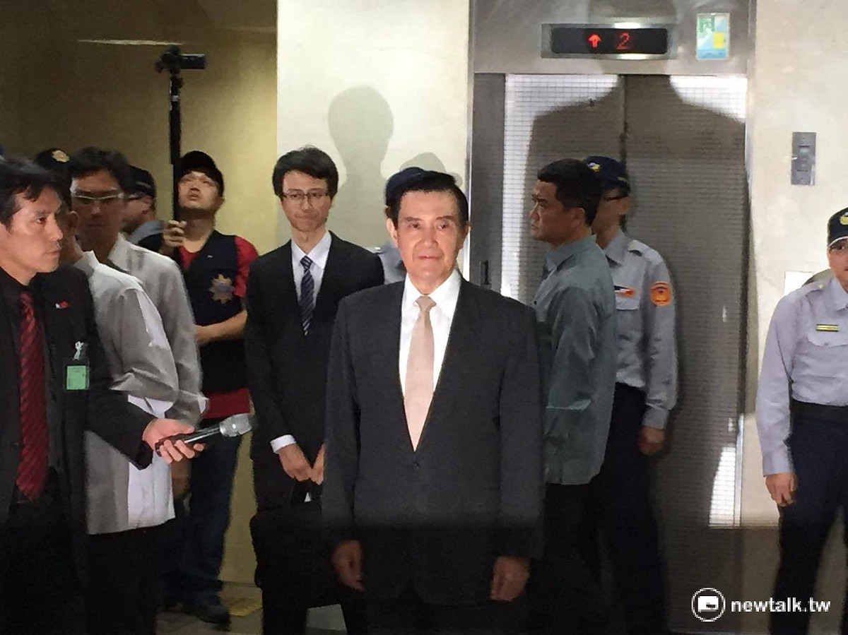 針對前總統馬英九與民進黨立委柯建銘的監聽洩密案，馬英九在調查庭結束後強調，「對自己的清白有信心」。 圖：新頭殼資料照片
