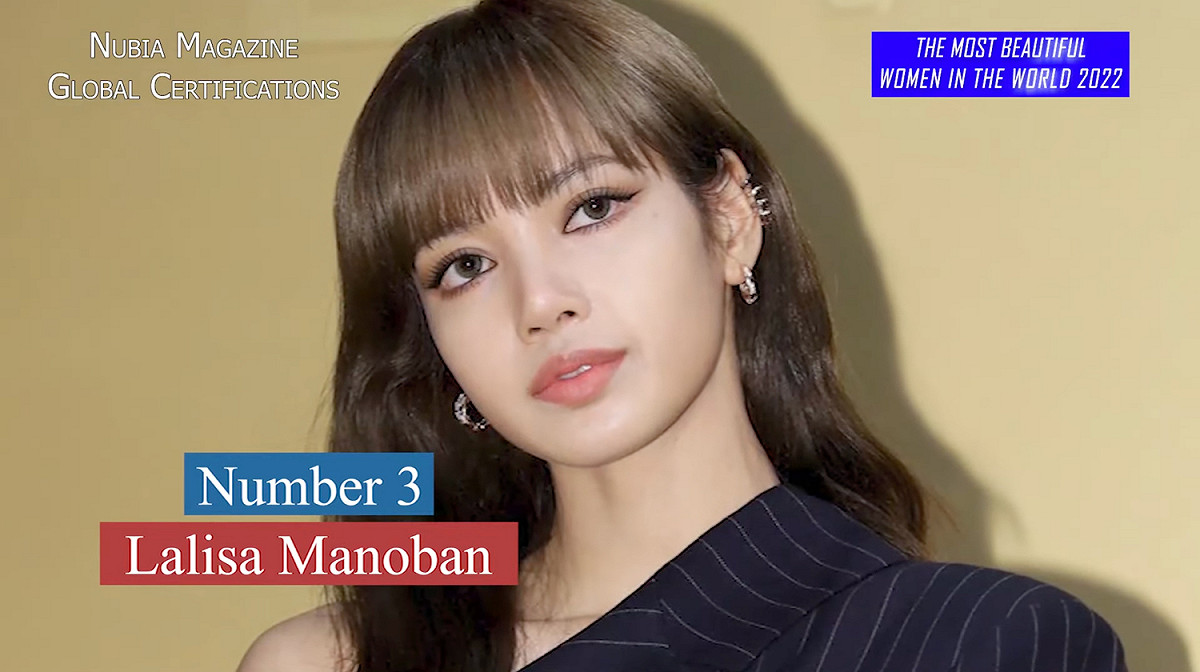 季軍則是同為Blackpink成員的LIsa。
