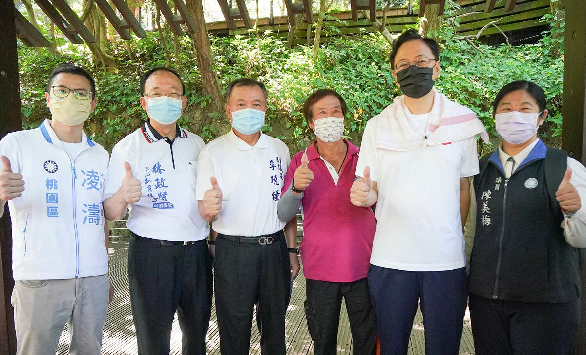 張善政表示，目前藍營整合逐步進行中，請大家拭目以待。 圖：張善政競選辦公室/提供