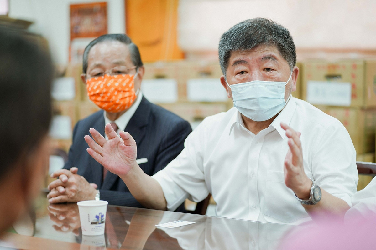 前指揮官、民進黨台北市長參選人陳時中。 圖：陳時中競選辦公室提供