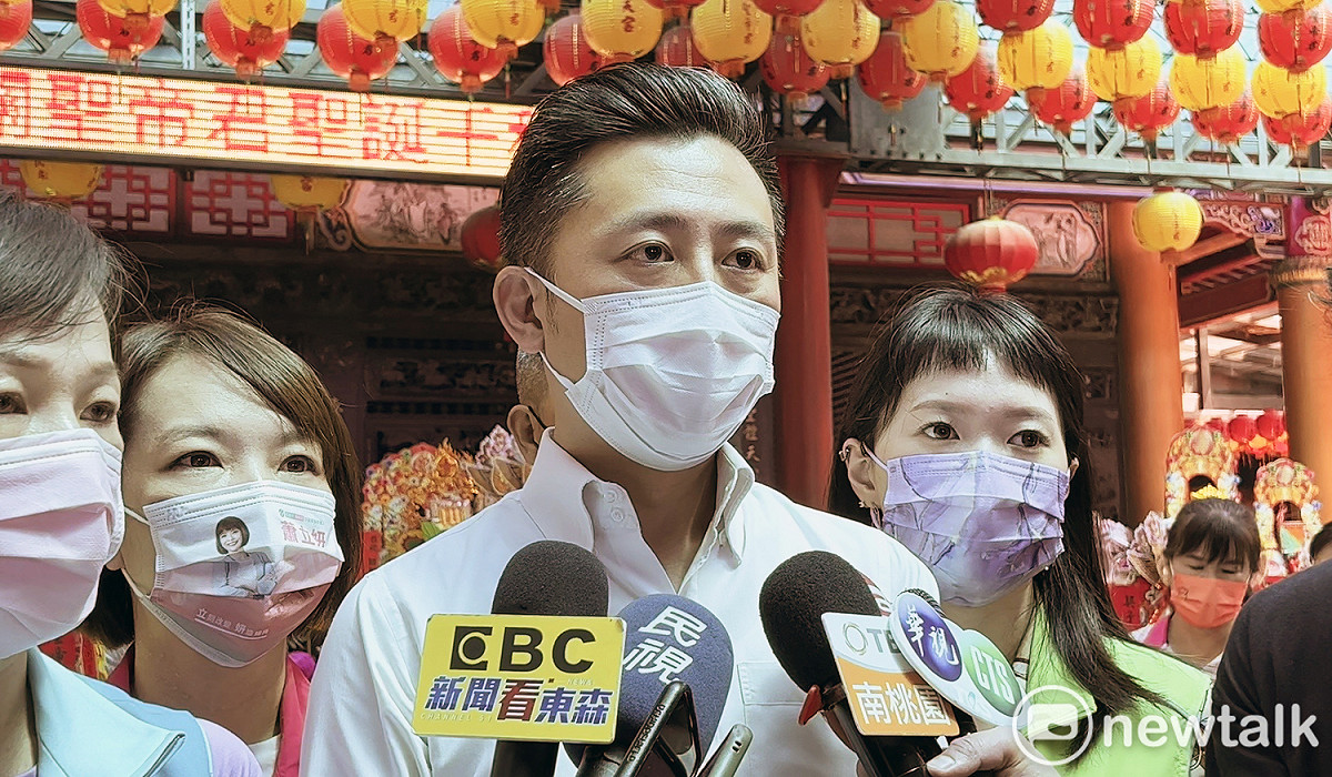 對於藍營緊咬論文爭議，林智堅感嘆，國民黨不斷地用複製貼上方式散播不實言論，令人遺憾。 圖：林昀真/攝