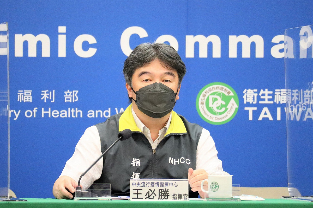 中央流行疫情指揮中心指揮官王必勝。 圖：中央流行疫情指揮中心／提供