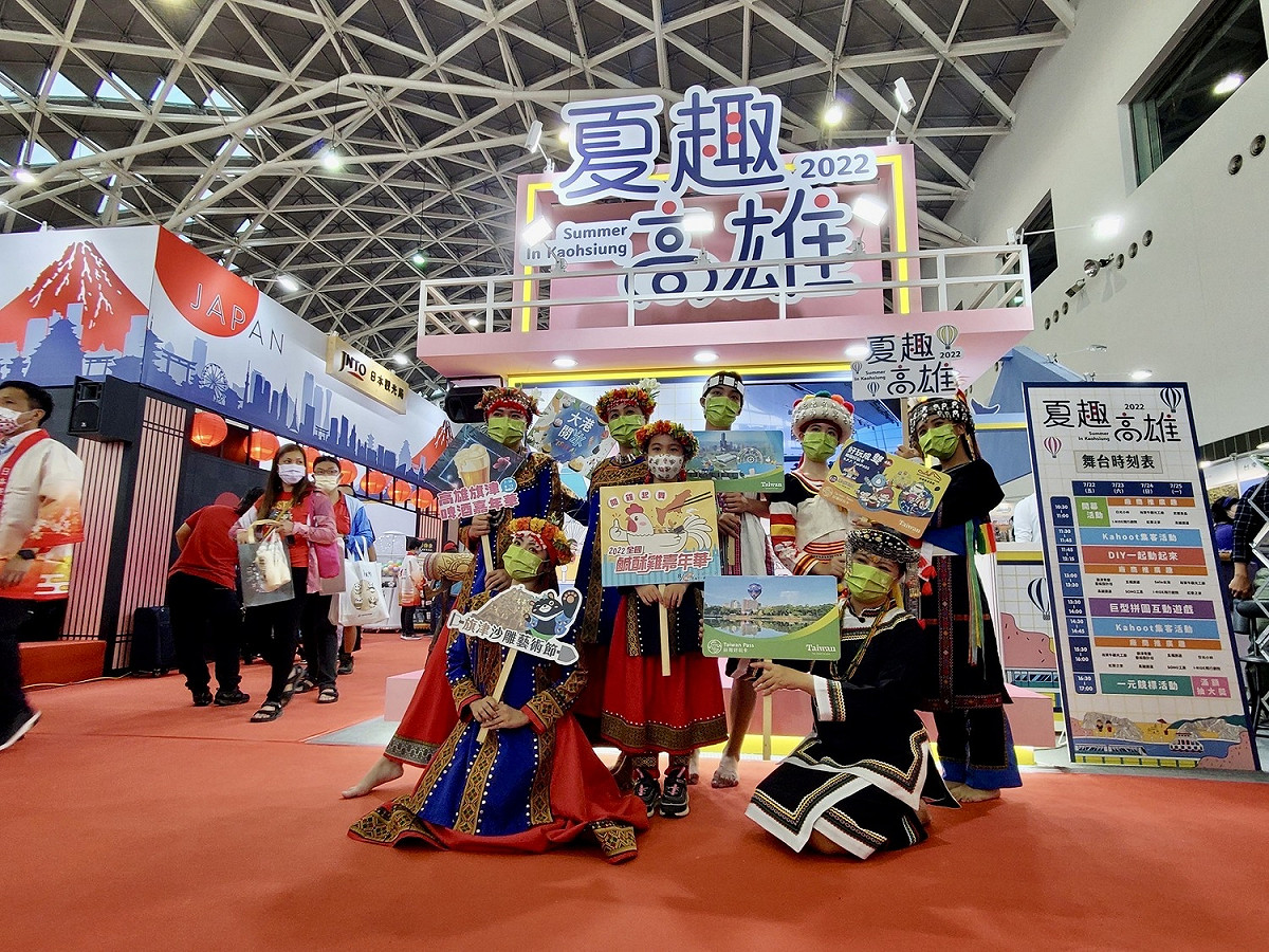 高雄館展現十足原民味。