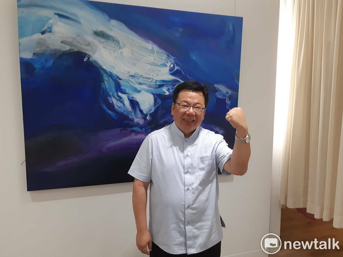 李俊俋強調，2022將打一場雲嘉嘉區域聯合選戰。 圖：蔡坤龍/攝