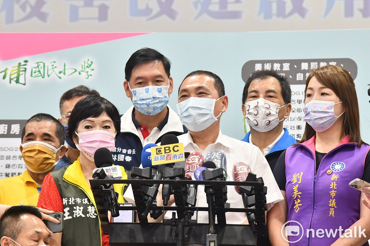 侯友宜表示，歡迎林佳龍到五股夏綠地走走，見證新北市五股的大改變。 圖：林昀真／攝 ( 資料照 )