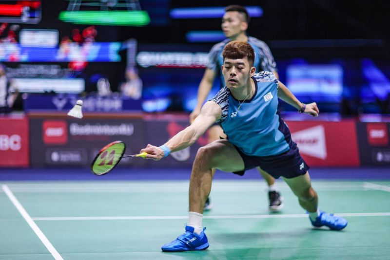 ▲我國黃金男雙「麟洋配」王齊麟／李洋。 圖／Badminton photo提供