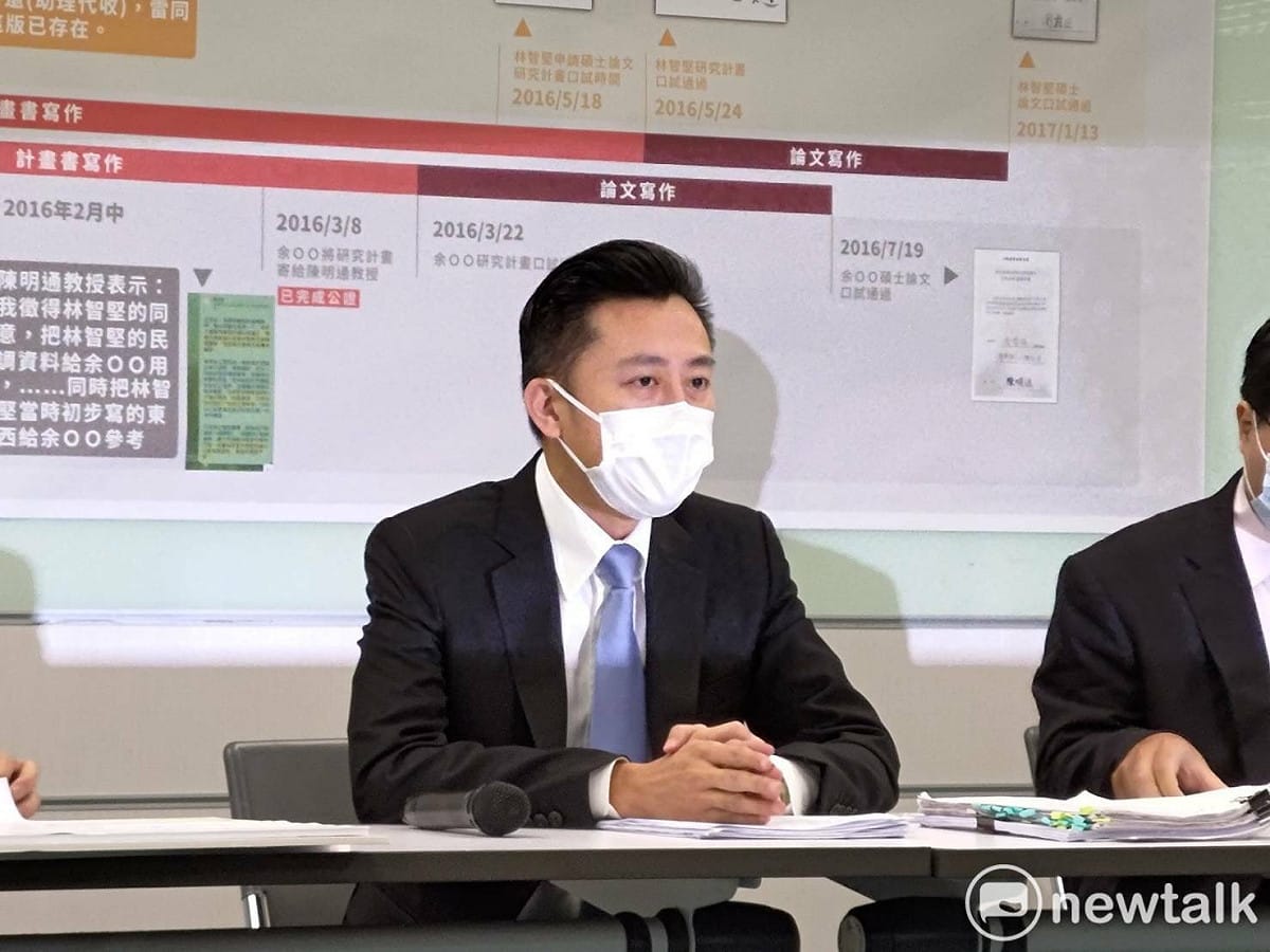 民進黨桃園市長參選人林智堅。 圖：黃建豪/攝