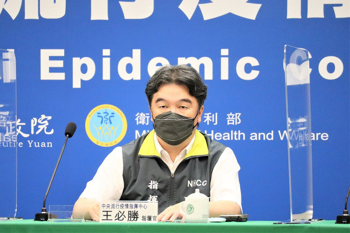 中央流行疫情指揮中心指揮官王必勝。 圖：中央流行疫情指揮中心／提供