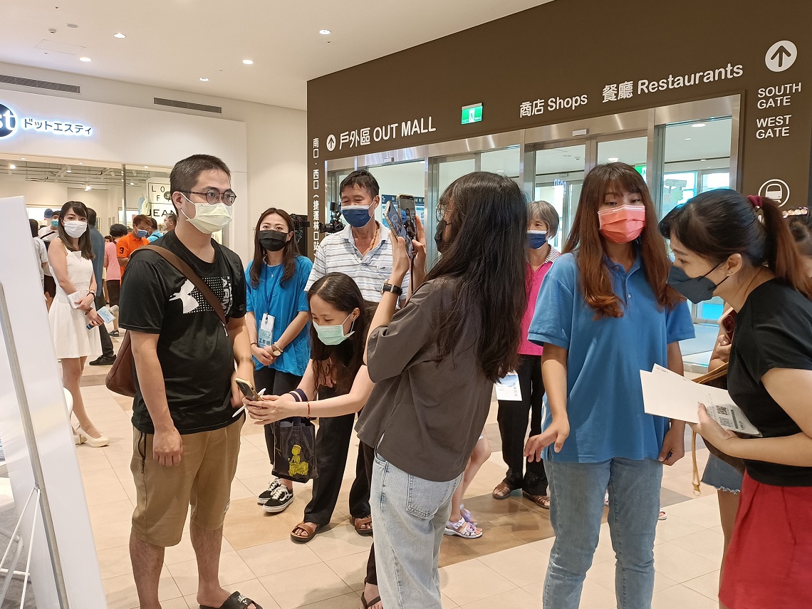 許多民眾參與五八林市政成果展活動。 圖：八里區公所提供