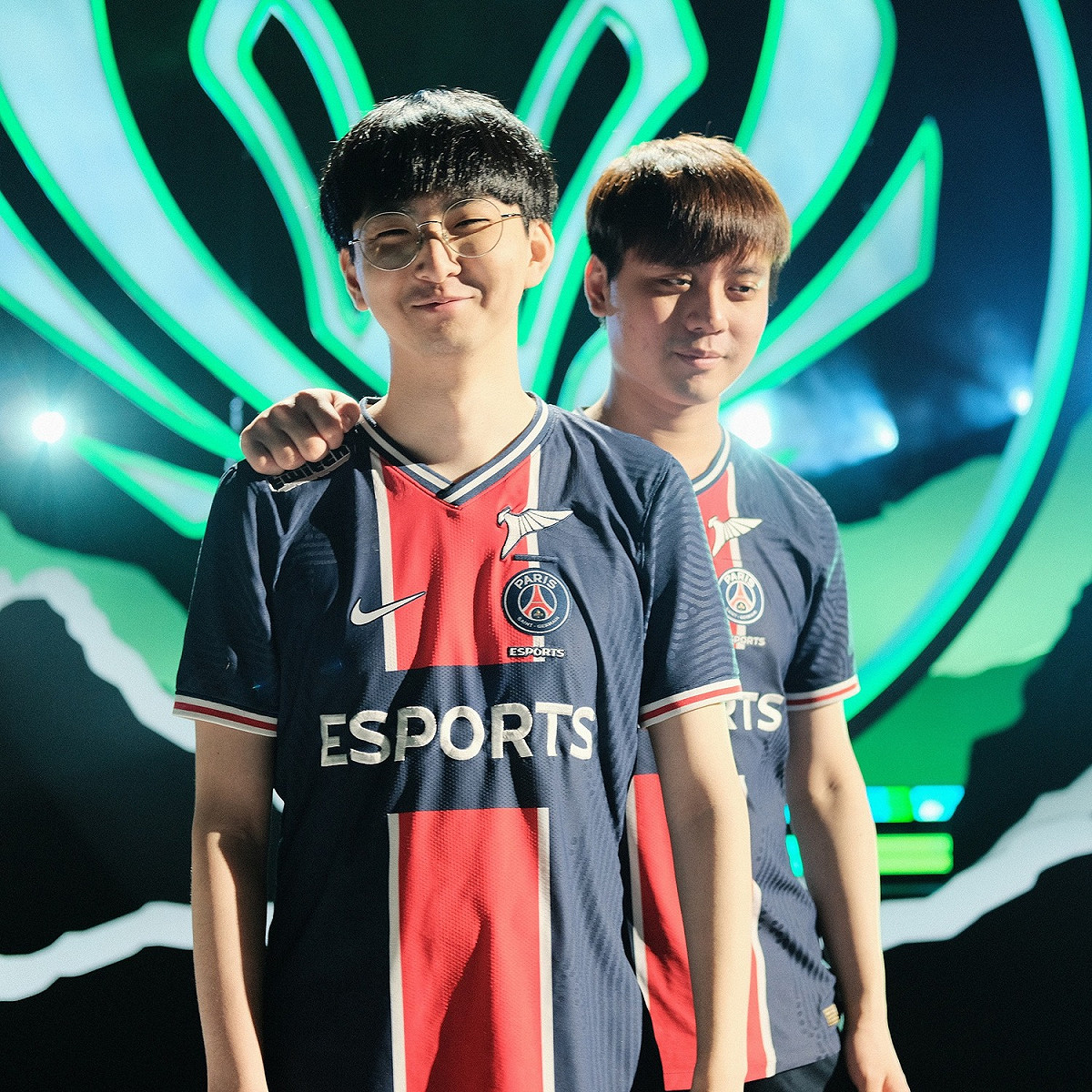 PSG前隊員Maple(圖右)、River(圖左)。 圖：翻攝自PSG Talon Esports臉書