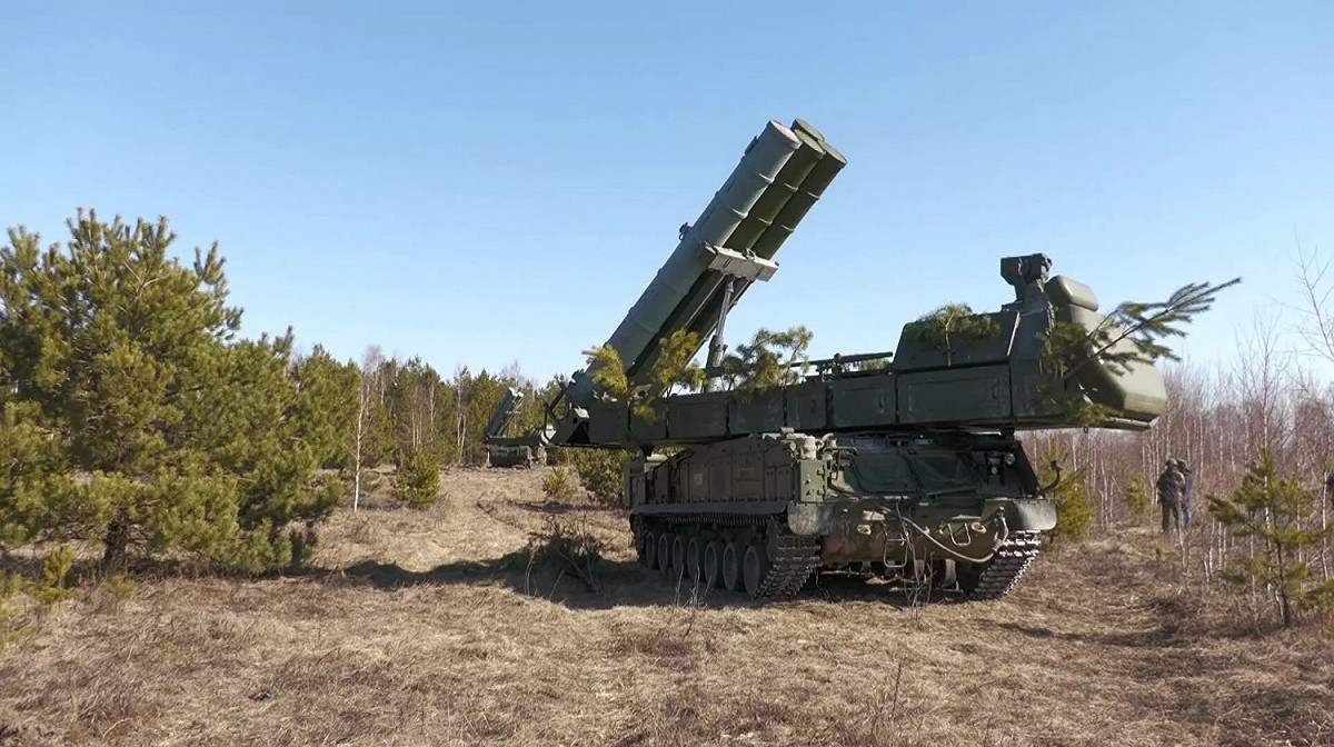 俄羅斯「山毛櫸M3」(Buk M3)地對空飛彈。 圖：翻攝俄羅斯國防部