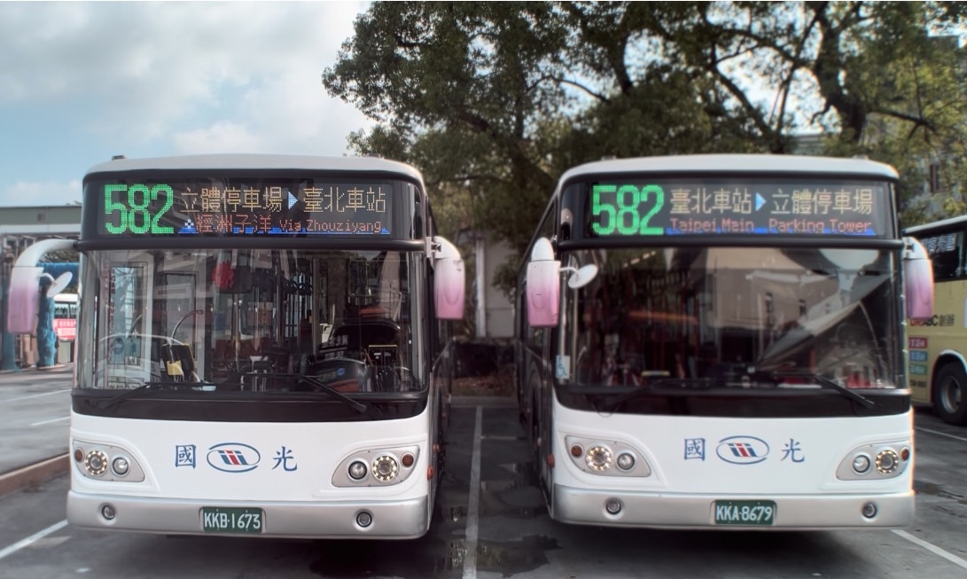 582路公車增闢延駛五股洲子洋重劃區。 圖：新北市交通局提供