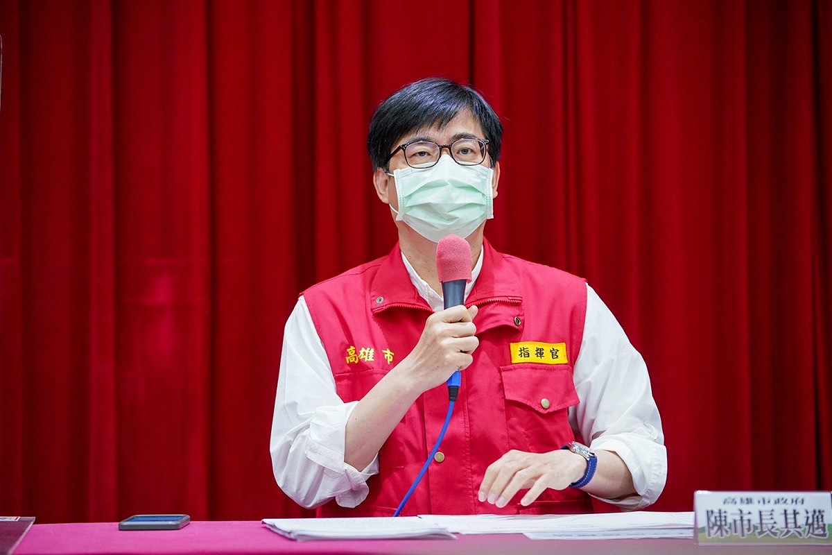 陳其邁表示旗津第二過港隧道早列入市府政策。 圖：高雄市政府提供（資料照）