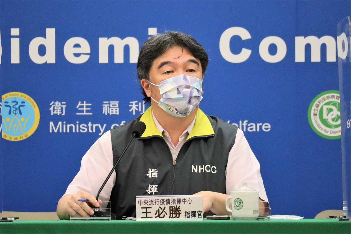 中央流行疫情指揮中心指揮官王必勝。 圖：中央流行疫情指揮中心／提供