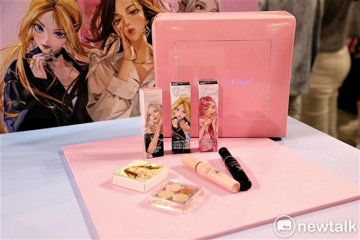 Garena 與韓國彩妝品牌 ETUDE 推出《傳說對決》限定聯名彩妝 圖：蔡幸秀/攝