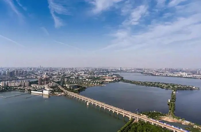 武漢江夏區。 圖：擷取自百度