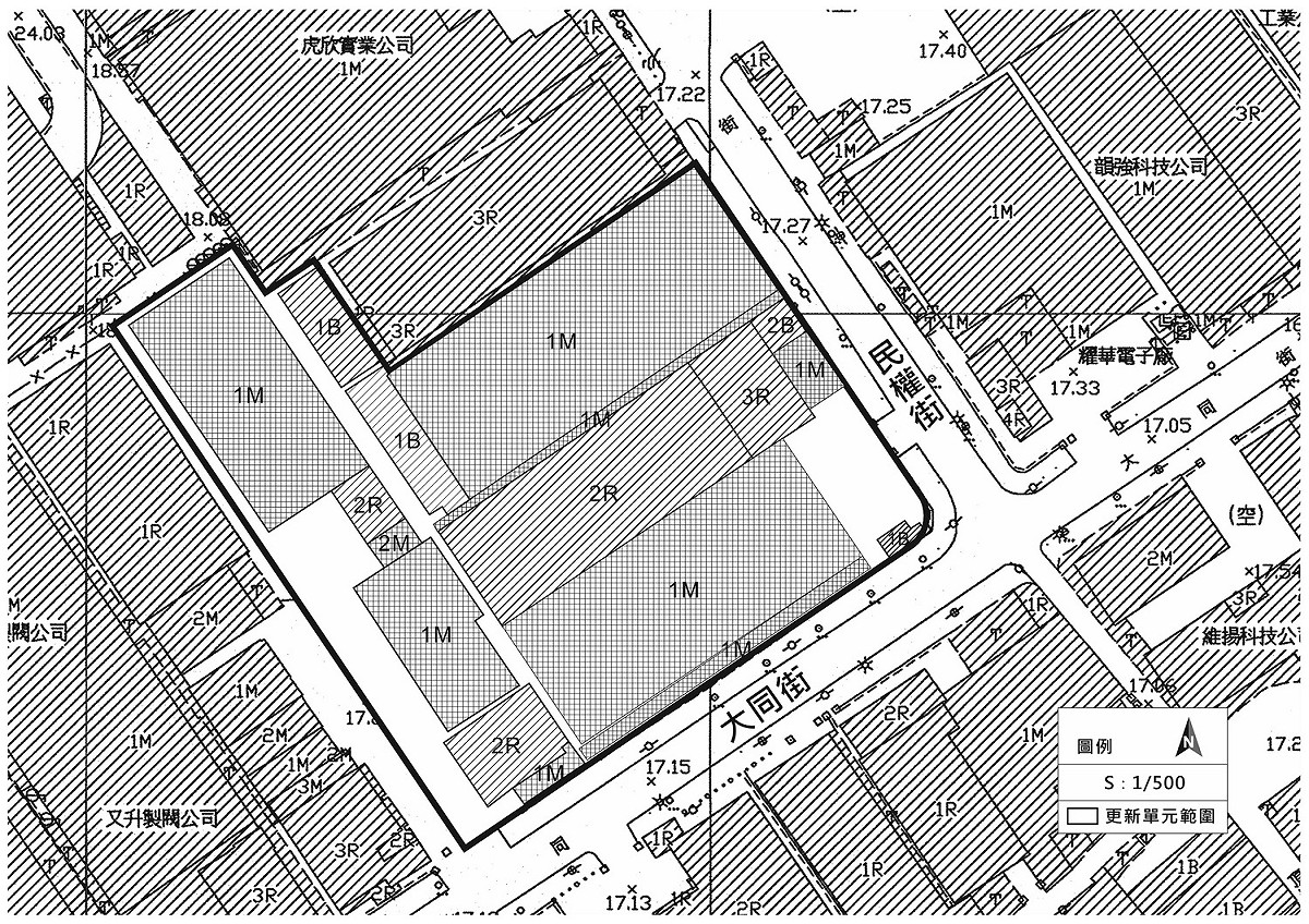 地形套繪圖。 圖：新北市都更處提供