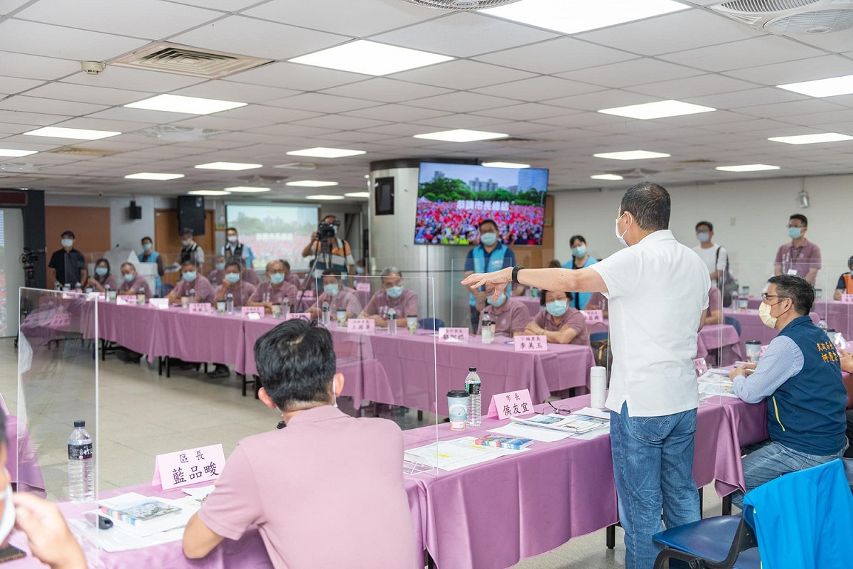 林口區行動治理。 圖：新北市民政局提供