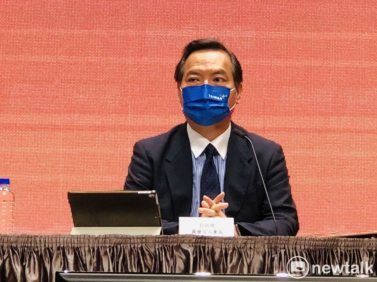 行政院政委兼發言人羅秉成。 圖：謝莉慧/攝