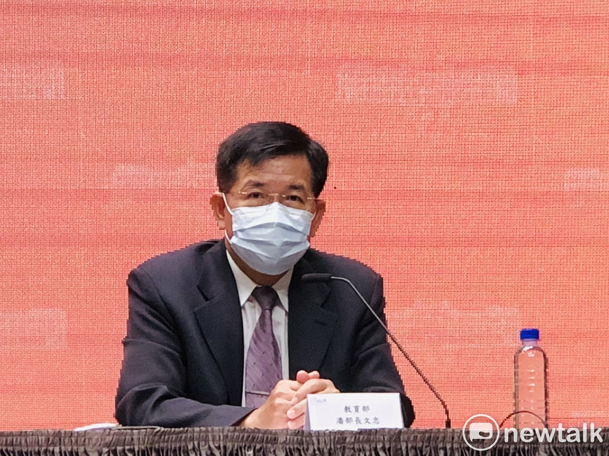 教育部長潘文忠。 圖：謝莉慧/攝