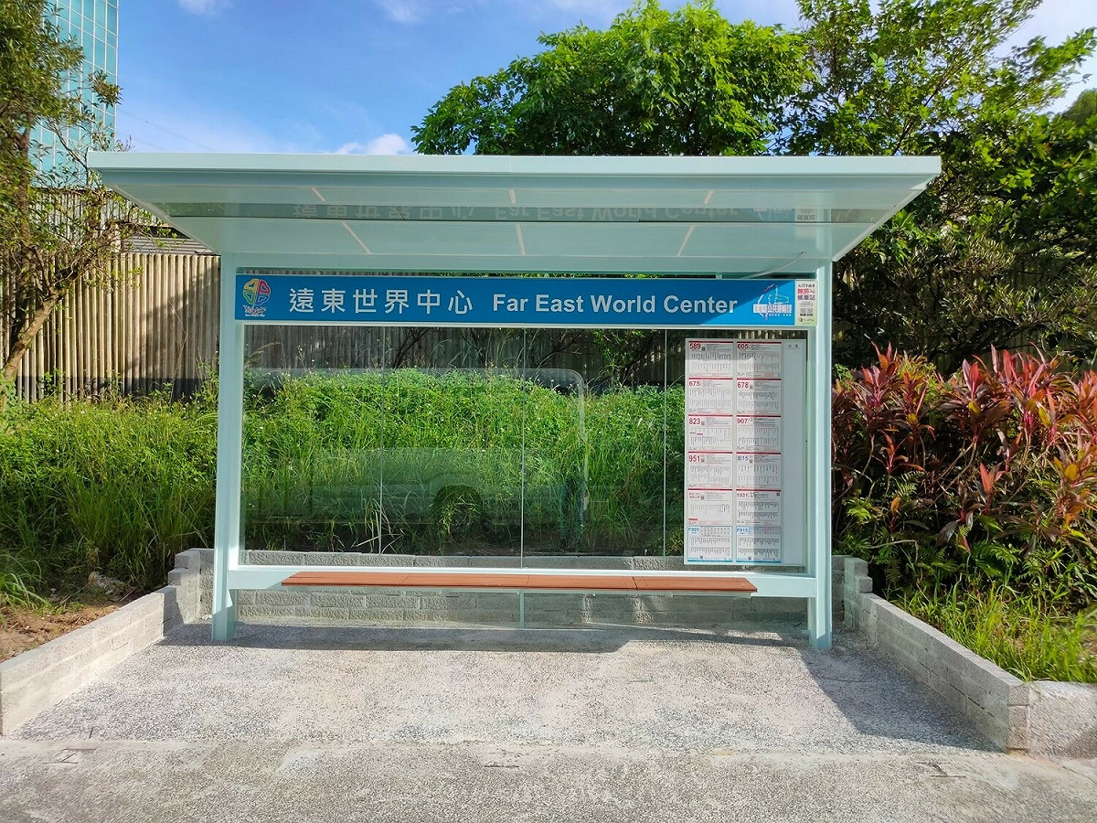 候車亭。 圖：新北市交通局提供