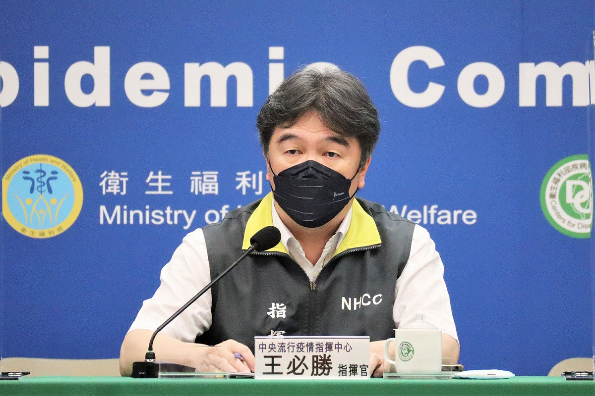 中央流行疫情指揮中心指揮官王必勝。 圖：中央流行疫情指揮中心／提供