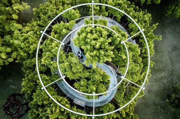 駁二大義公園360度環景作品。 圖：高雄市文化局提供